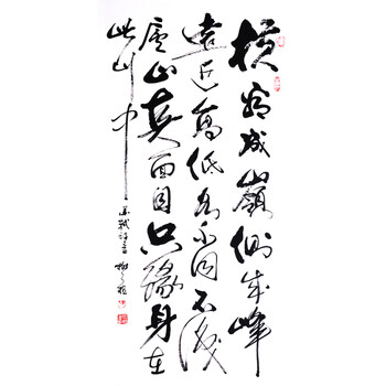 《横看成岭侧成峰》中国国家书法家协会理事 樊植06拍卖已结束《为