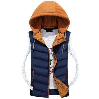 sai lv 休闲情侣马甲坎肩修身背心 深蓝色 xl