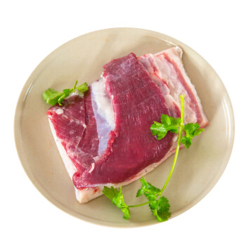 五谷六草 藏香猪肉 五花肋条肉500克 高山散养黑猪肉生鲜 鲜猪肉冷鲜