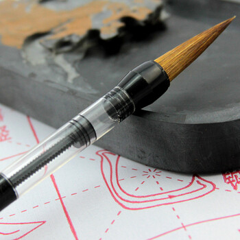 芬尚 学生书法练习国画 初学者自来水毛笔 吸水吸墨毛笔 储水毛笔 水墨两用 狼毫大楷出锋3.5cm 芬尚 学生书法练习国画 初学者自来水毛笔 吸水吸墨毛笔 储水毛笔 水墨两用 狼毫大楷出锋3.5cm