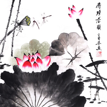 画家周芸《和美》g06拍卖已结束西安美院王清《期望》06拍卖已