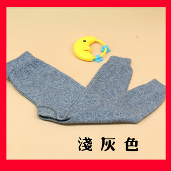 劳义秋冬儿童绒裤男童中大童男孩纯色羊毛裤宝宝薄款保暖裤打底毛线裤学生靴裤女童小孩 男童  深灰色 55#建议身高90-100