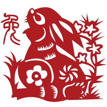 12款可选 卡通墙贴幼儿园十二生肖图案 墙面装饰贴纸贴画 卯兔 特大=