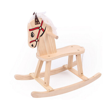 实木木马木质摇摇马小号宝宝坐马儿童益智玩具xhd1463