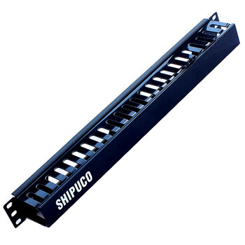 shipuco/西普科 24格理线架 机房理线器 配线架伴侣 19寸机柜绕线架
