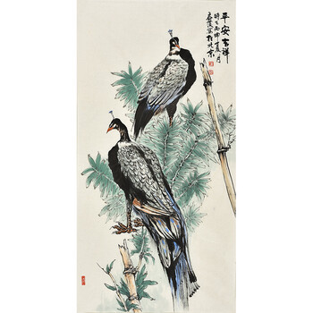 人民大学画院画家 戴启发《平安吉祥》06拍卖已结束河北美院 吕科