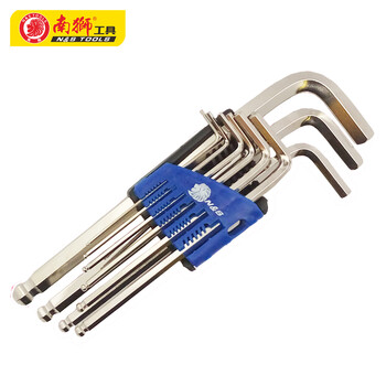 南狮 N S L型内六角扳手套装9件套特长中长内六角螺丝刀公制镀镍内六角中长 图片价格品牌报价 京东
