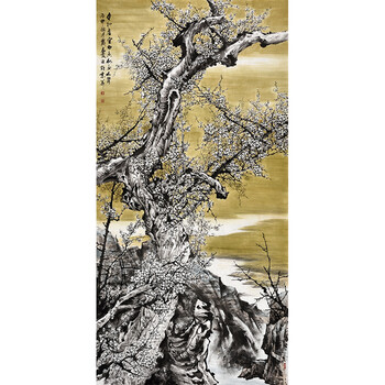 人民大学画院画家 戴启发《香似玉人清》06拍卖已结束中国国学书画