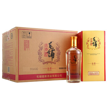 劲牌 毛铺苦荞酒 金荞 42度 500ml*6瓶 整箱装(新老包装随机发货)
