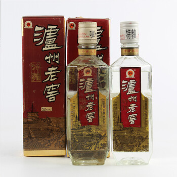 14-67【中国名酒】1990年左右  白头 泸州老窖特曲酒 2瓶 881 839g