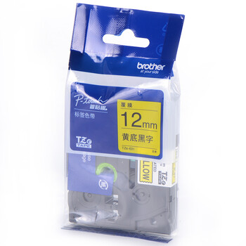 兄弟(brother) TZ-631/TZe-631 12mm 黄底黑字标签色带 (适用 PT-1280 PT-2700) 兄弟(brother) TZ-631/TZe-631 12mm 黄底黑字标签色带 (适用 PT-1280 PT-2700)
