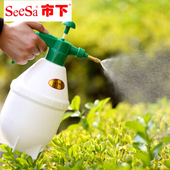 市下（seesa） 园艺花园杀虫喷壶家用喷雾器浇水洒水喷水壶消毒0.8升1.5升 1.5L（红、绿、蓝颜色随机）