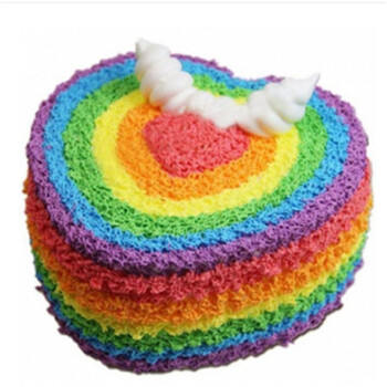 百氏春 个性彩虹水果生日蛋糕店上海沈阳大连青岛南京合肥昆明成都