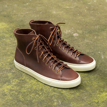 ССϵУٴ Horween+VibramԼϵƤи߰ƤЬ HORWENN DUBLIN BROWN NUT 35