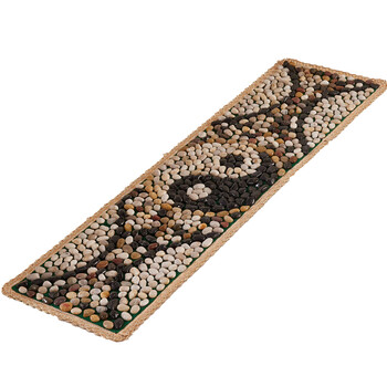 脚底按摩足疗走毯脚垫石子路指压板健身器械按摩脚垫鹅卵石 太极 150*