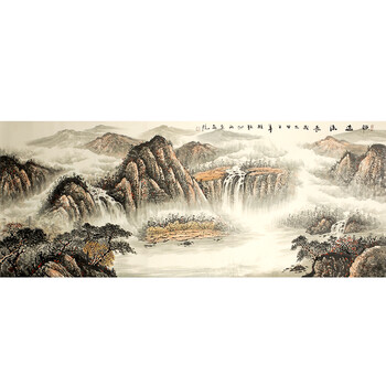 4米超大尺幅,李桂强 广西美院特邀画家,荣获广西桂林山