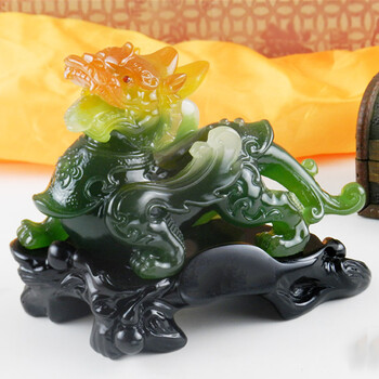 
                                                            上善好（THE.GOOD） 开业礼品貔貅大摆件工艺品 办公室电视柜装饰品 风水招财客厅摆设 PX 大号招财貔貅 墨玉色 长约22厘米                