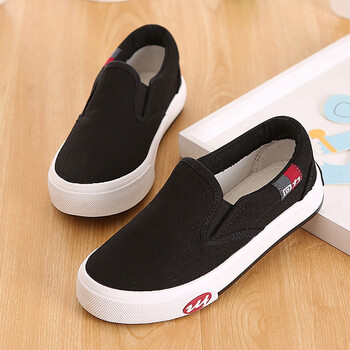 回力童鞋儿童帆布鞋男童女童鞋子宝宝布鞋一脚蹬学生鞋潮休闲鞋3063黑色34码 2 内长21 5cm 图片价格品牌报价 京东