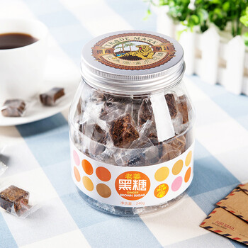 虎标中国香港品牌 老姜黑糖块可做红糖姜茶 独立小包240g