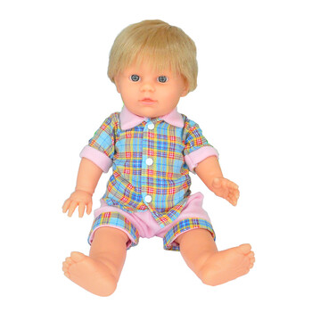西班牙原装进口仿真洋娃娃儿童过家家玩具换衣男娃和女娃 白色皮肤