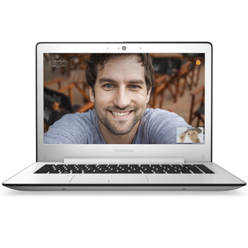联想（Lenovo）U31-70 13.3英寸轻薄笔记本电脑（i5-5200U 4G 500G GF920M 2G独显 Wifi Win8.1）象牙白