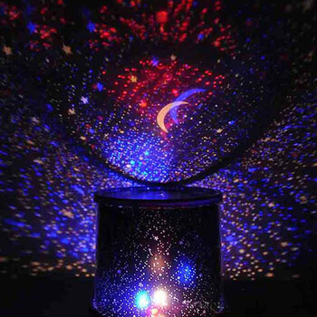 
                                        绿盒子 旋转音乐星空灯 LED星空投影灯 可旋转带音乐星空投影仪  生日礼品情人节礼物 星空伊人                