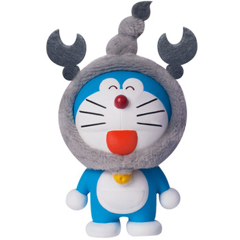 哆啦a梦 十二生肖十二星座系列毛绒公仔 机器猫毛绒头套吊饰挂饰 车载