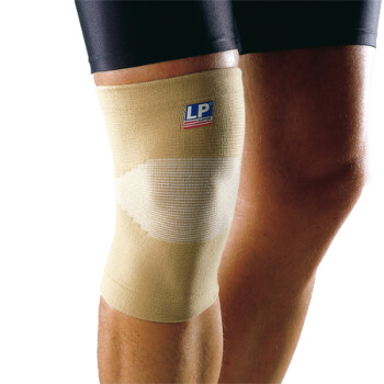 LP941护膝专业运动保护关节保暖篮球羽毛球跑步健身护膝盖 肤色 单只 L 40.0-47.0cm