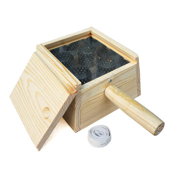 康府多功能调温木制随身艾灸盒4孔随身灸盒灸劲更强艾绒艾柱温灸器具