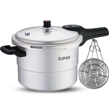 苏泊尔(SUPOR)高压锅26cm铝合金蒸格压力锅9.0L压力煲明火燃气锅具YL269H2