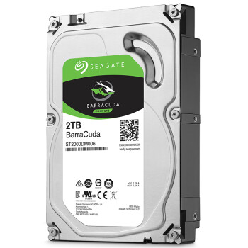 SEAGATE 希捷 酷鱼系列 2TB 7200转64M SATA3 台式机机械硬盘