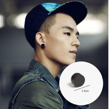 韩蔻 欧豪陈伟霆同款耳钉日韩国气质简约个性百搭耳钉耳夹韩版磁铁