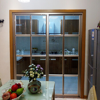 塞纳春天钛镁合金门厨房卫生间门玻璃门单包套紫金喷砂色 型号8805推