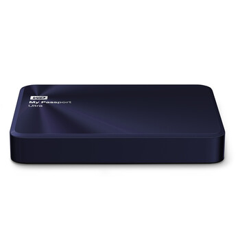 
                                西部数据（WD）My Passport Ultra 金属版USB3.0 2TB 超便携移动硬盘 （宝石蓝）WDBEZW0020BBA            