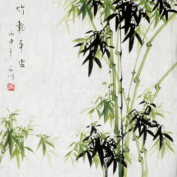 花鸟实力派画家《富贵有余》136cmx68cm拍卖已结束06奇岳 韩希山