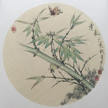 王景全  《竹子蝴蝶》06拍卖已结束冯刚  《白梅》06拍卖已结束