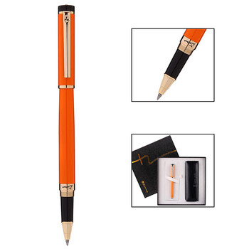 毕加索（pimio）宝珠笔礼盒签字笔笔袋套装商务办公送礼男女生日礼物学生成人练字礼品5510橙黄色