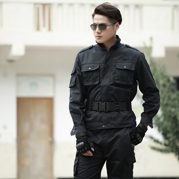 盾郎 保安服作训服套装男特警特勤服执勤服户外训练服特战服军迷服装