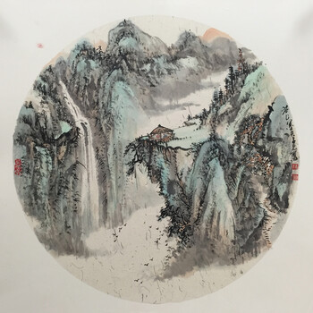 《拜石图》拍卖已结束06赵俊山  《神龙人家》拍卖已结束06王景全