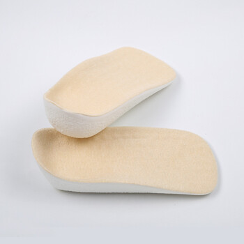 袜垫新款 穿在袜子里 隐形增高 增高垫 出口韩国男女袜垫 杏色 s(35