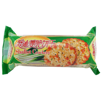嘉士利 葱油薄脆饼干 163g 袋装