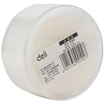 【超级爆款】得力(deli)实用办公透明海绵缸 财务点钞湿手器 单只装 财务用品 9102