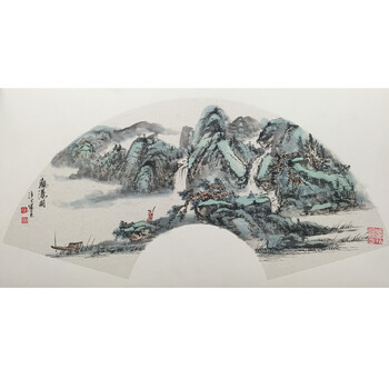 《秋韵图》拍卖已结束06杨利民  《山居a》拍卖已结束06王景全