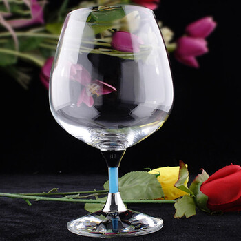 聚满福 简约无铅红酒杯 创意高脚餐厅家居酒具 生日节庆礼物