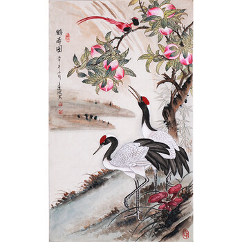 拍卖已结束06工笔画家周芸《相亲相爱》拍卖已结束06中央美院