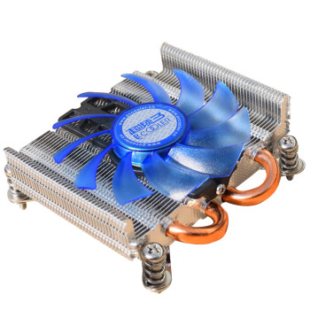 超频三（PCCOOLER）刀锋 CPU散热器（INTEL平台/2热管/智能温控/8CM风扇/一体机/附带硅脂）
