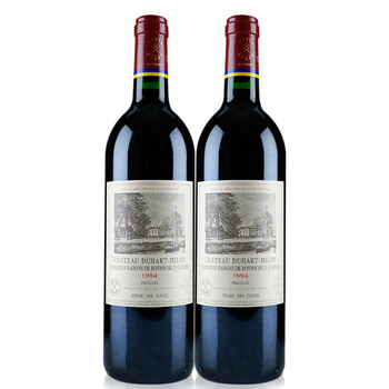 【2瓶】1994年 都夏美隆庄园干红葡萄酒 chateau duhart milon