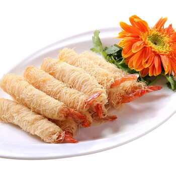千丝万缕面线虾 3份装 250g/份 肯德基类油炸半成品 10只/份