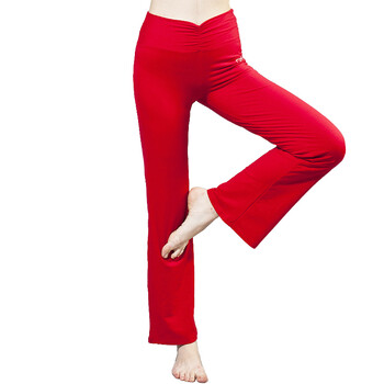 conny 健身修身舞蹈裤/健美裤/瑜珈裤/广场舞蹈裤/瑜伽裤 红色 m/155