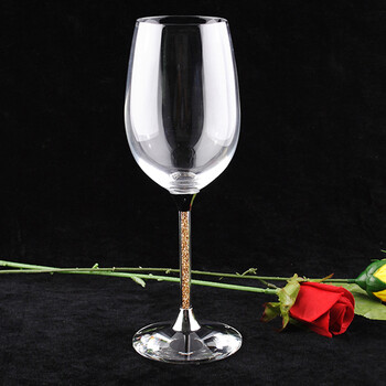 墨贝轩 无铅水晶红酒杯 高脚玻璃葡萄酒杯酒具 生日节庆礼物